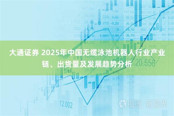 大通证券 2025年中国无缆泳池机器人行业产业链、出货量及发展趋势分析